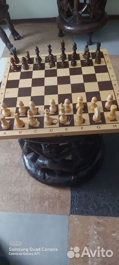 Шахматы деревянные 3 в одном