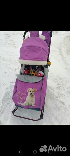 Санки коляска ника