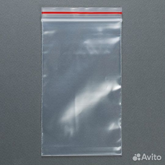 Пакет ZIP lock 8 x 18 см 100 шт (30 мкм)