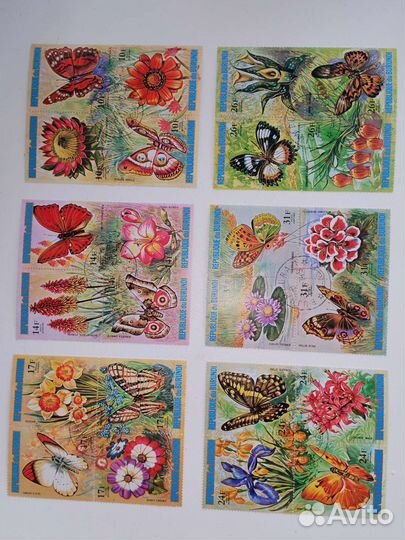 Почтовые марки. Страна Бурунди. 1973г