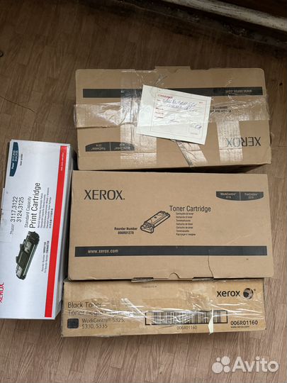 Картриджи xerox для лазерного принтера