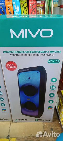 Колонка с аккумулятором 1200 Вт