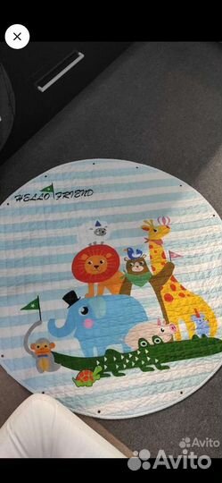 Коврик для игр для малышей d142см