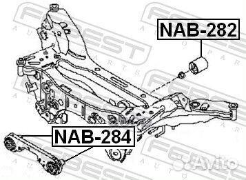 Опора дифференциала NAB-282 NAB-282 Febest