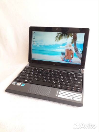 Стильный нетбук Packard Bell Intel 2Gb/320Gb