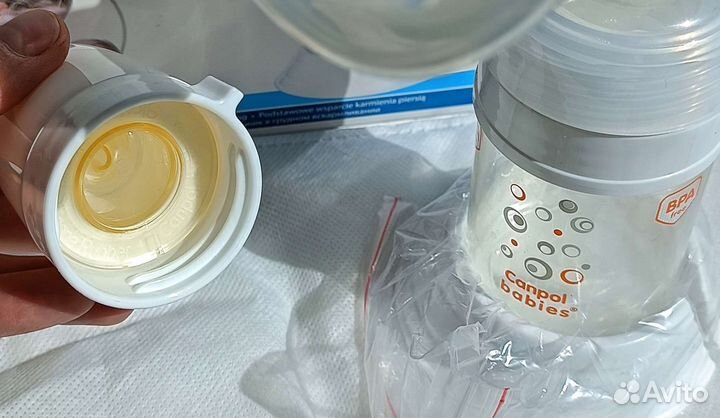 Молокоотсос ручной бутылочка