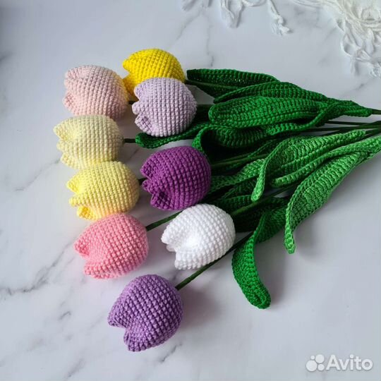 Тюльпаны ручной работы