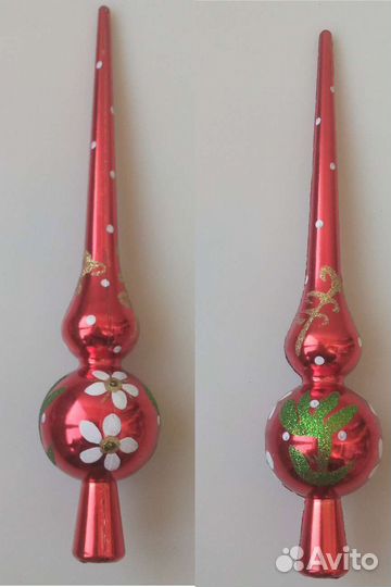 Мини-игрушки ёлочные СССР, навершие/верхушка/шпиль