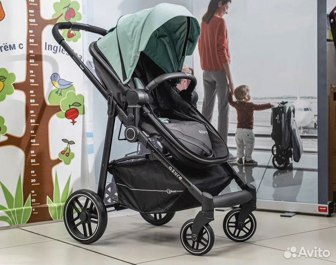 Коляска-трансформер Rant Azure, Pink