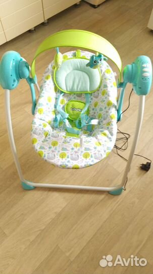 Детские электронные качели новые