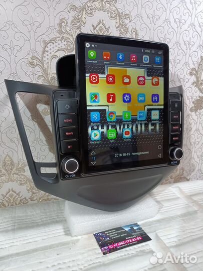 Магнитола Chevrolet Cruze Tesla андроид новая