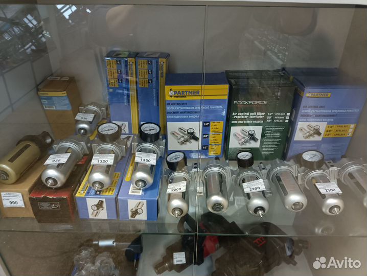 Масловлагоотделитель + регулятор 1/4 3/8 1/2