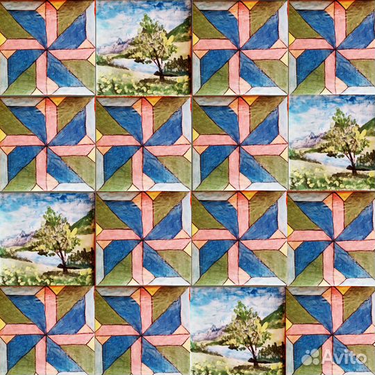 Керамическая плитка ручной работы