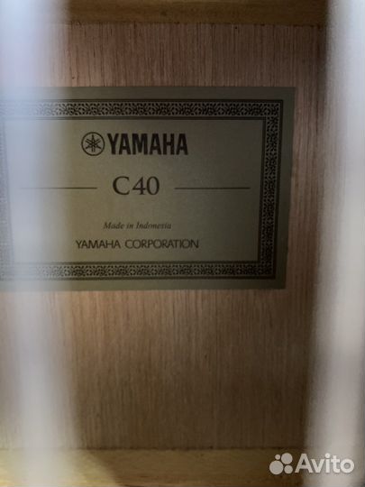 Гитара yamaha c40 новая
