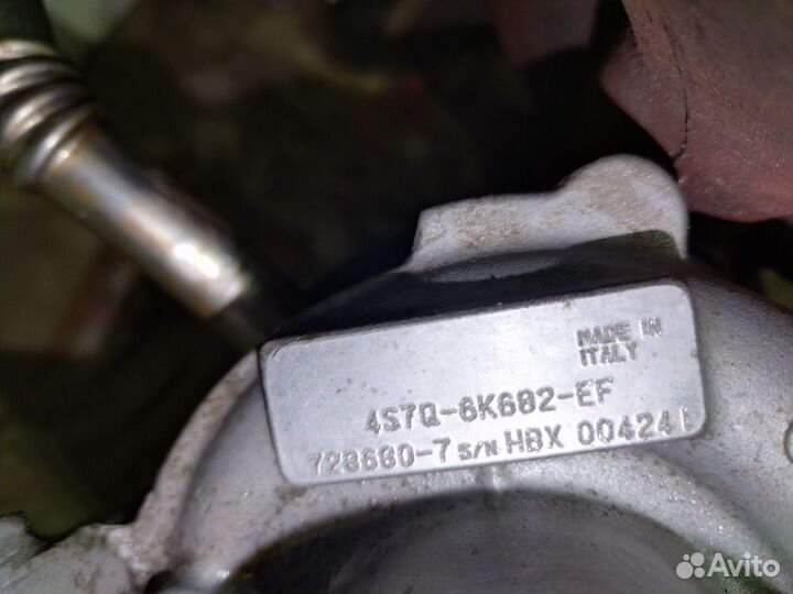 Турбина с коллектором и охладителем