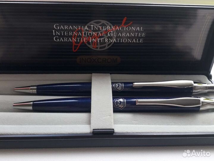 Набор ручка и мех.карандаш inoxcrom с символикой