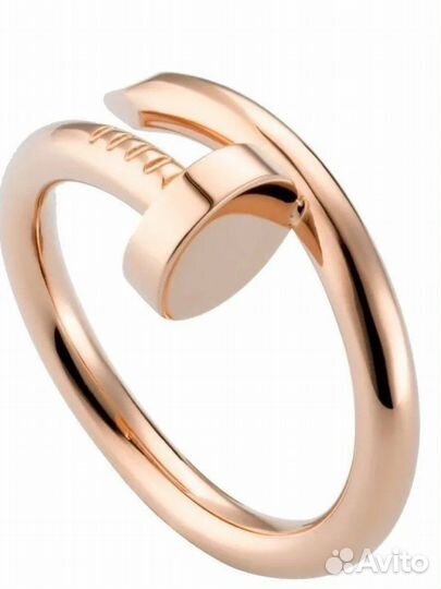 Золотое кольцо cartier