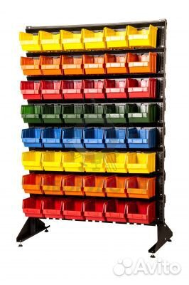 Стеллажи с ящиками