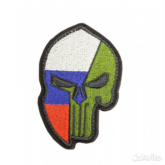 Патч, шеврон с вышивкой для одежды. На липучке. 