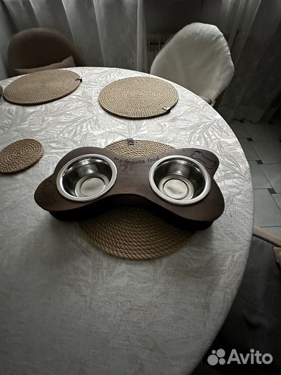 Миски для кошек, собак на подставке