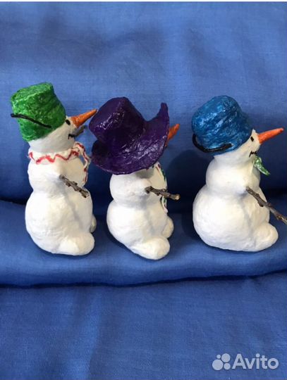 Ёлочные игрушки «Снеговики»
