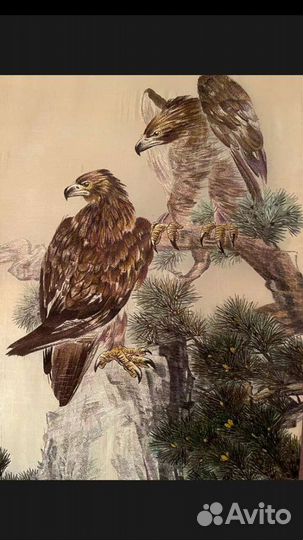 Картина. Вышивка шёлком