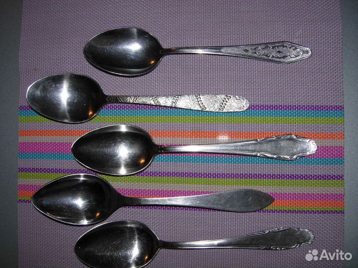 Столовые ложки и вилки (разные).СССР