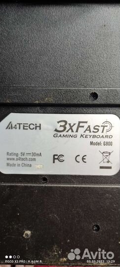 Клавиатура A4Tech X7-G800