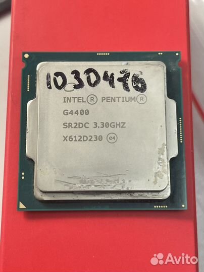 Cpu intel pentium G4400 сокет 1151