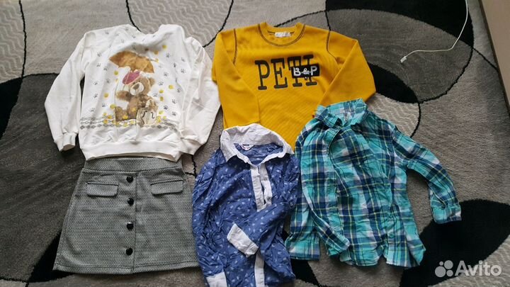 Вещи одним пакетом на девочку 134 см