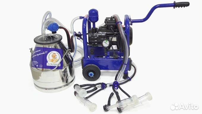 Доильный аппарат для коз Доюшка Мини 2ск испол. 2