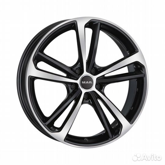 Литые диски 8.5x21 5x112 66.45 ET43 MAK Nurburg Black Mirror