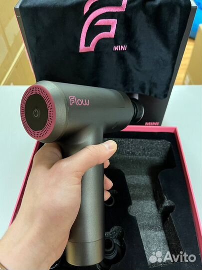 Перкуссионный массажер Flow mini (Hot Pink )