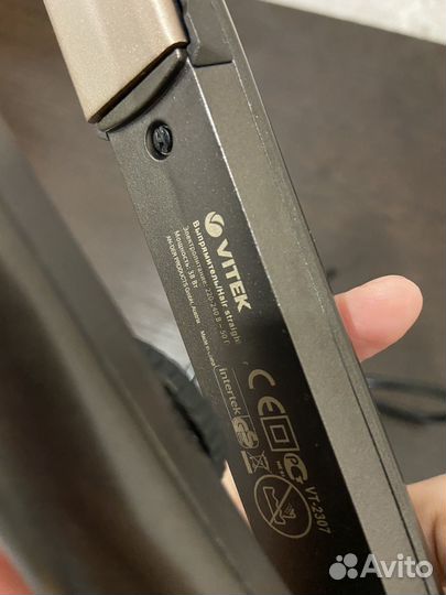 Выпрямитель плойка для волос Vitek