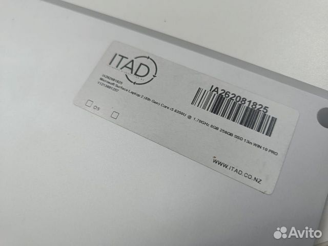 Ноутбук Microsoft Surface Laptop 2 i5/8/256 объявление продам