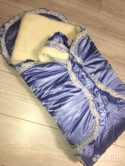 Конверт на выписку для мальчика зима