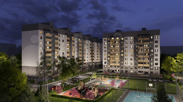 2-к. квартира, 58,8 м², 3/9 эт.