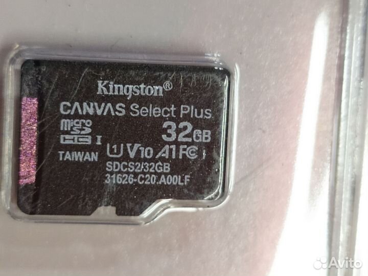 Карта памяти MicroSD, 32 Гб, флешка