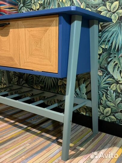 Тумба под тв хайборд массив шпон