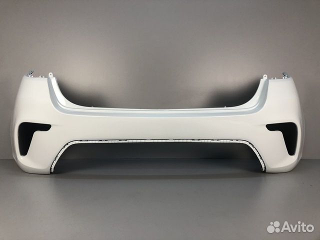 Бампер задний KIA RIO 4 2017-20 белый PGU