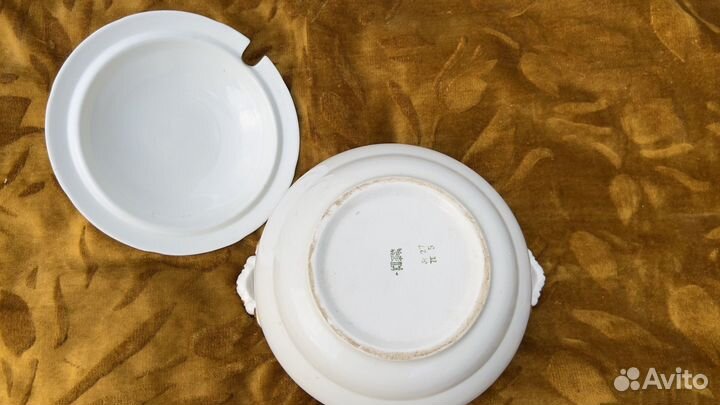 Фарфоровая супница СССР