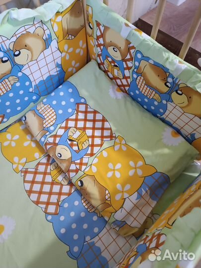 Детское постельное белье в детскую кроватку
