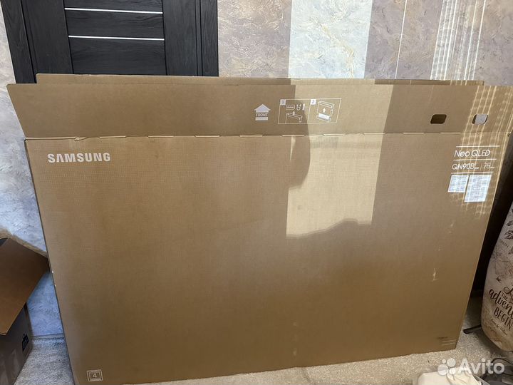 Коробка от телевизора samsung 75