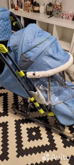 Санки коляска nika kids