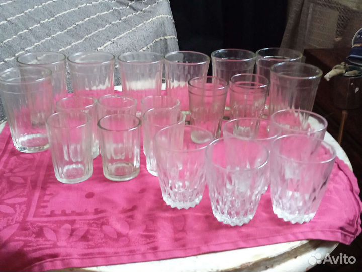 Граненые стаканы СССР, стопки