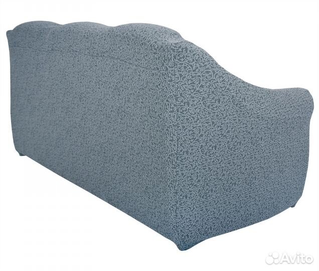 Чехол на диван трехместный с подлокотниками, Серый