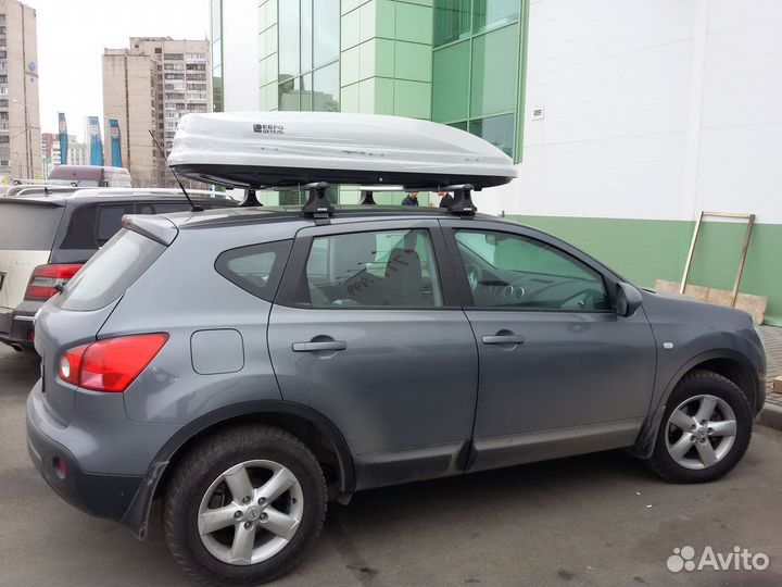 Автобокс ED Магнум 330 л на Nissan Qashqai