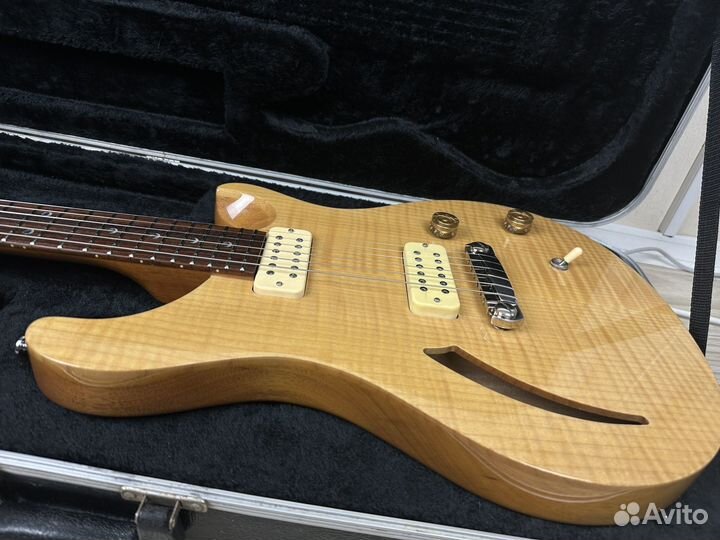 PRS SE custom 22 semi-hollow stoptail natural