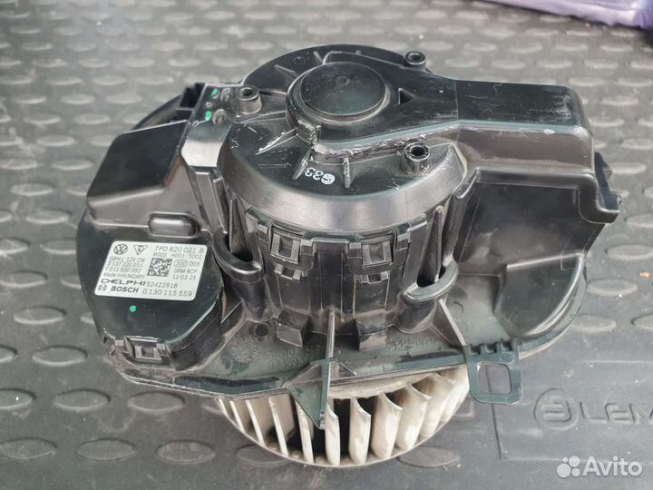Мотор печки VW Touareg NF с новым резистором