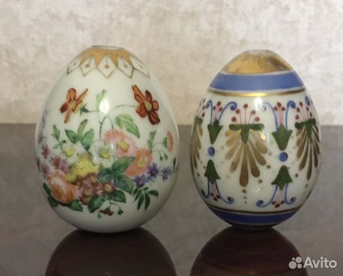 Яйца пасхальные фарфоровые